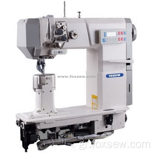 Διπλή βελόνα Αυτόματη βαρέων καθηκόντων ράψιμο μετά από κρεβάτι